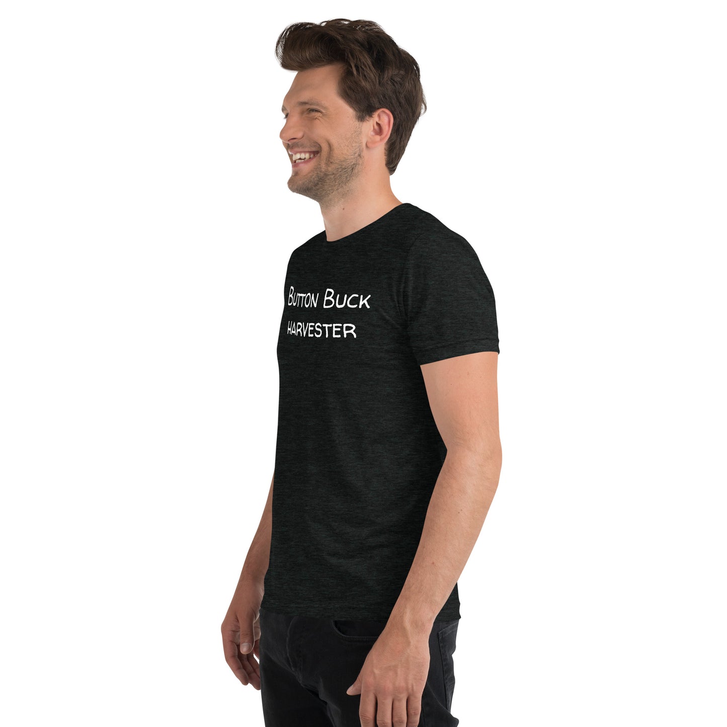 "Button Buck Harvester" T-shirt