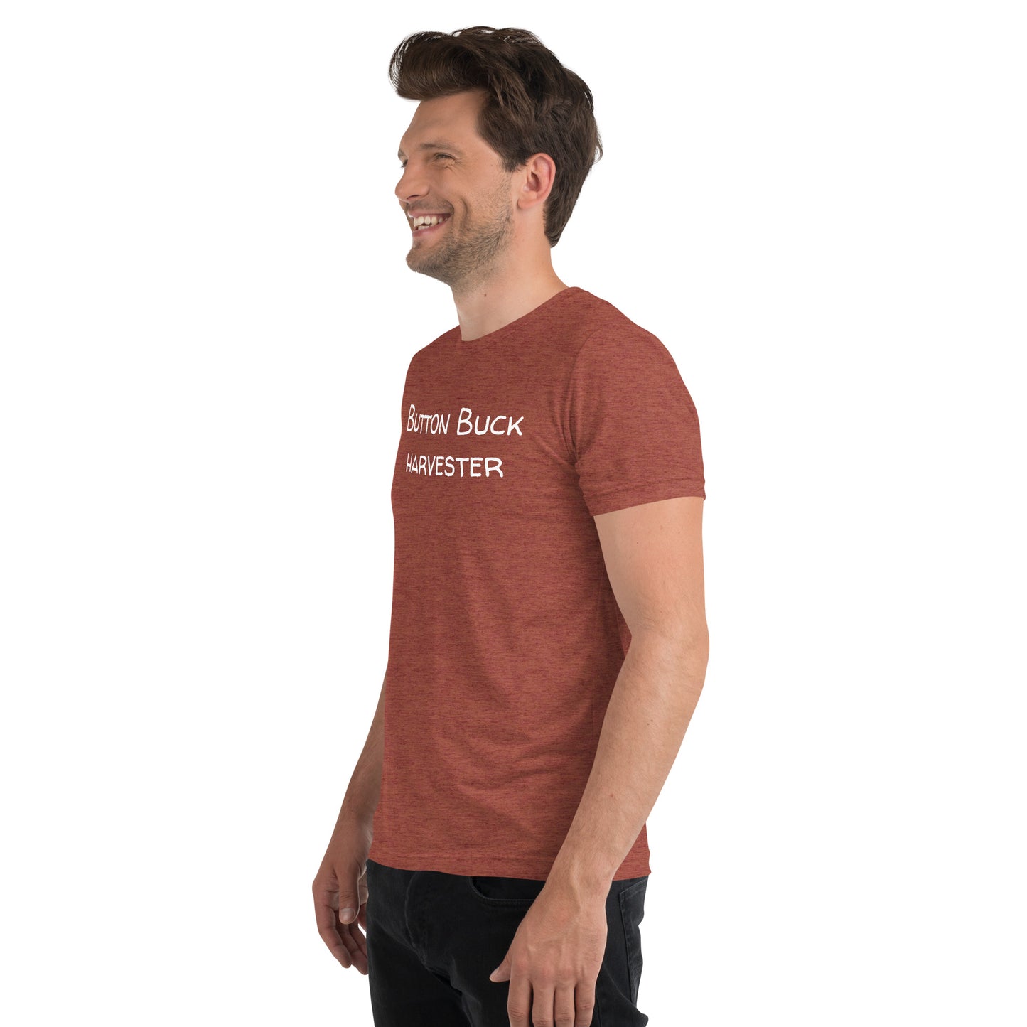 "Button Buck Harvester" T-shirt