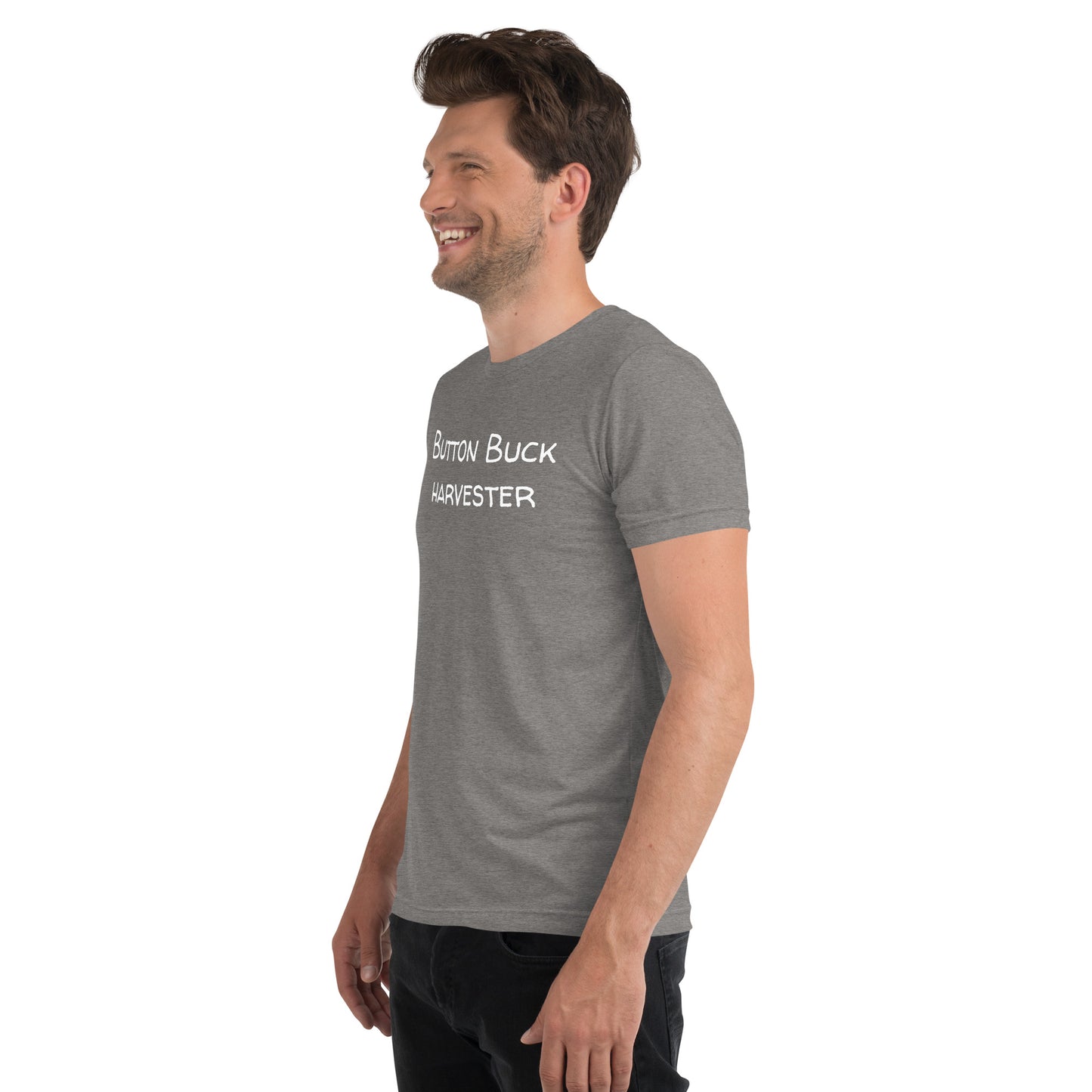 "Button Buck Harvester" T-shirt