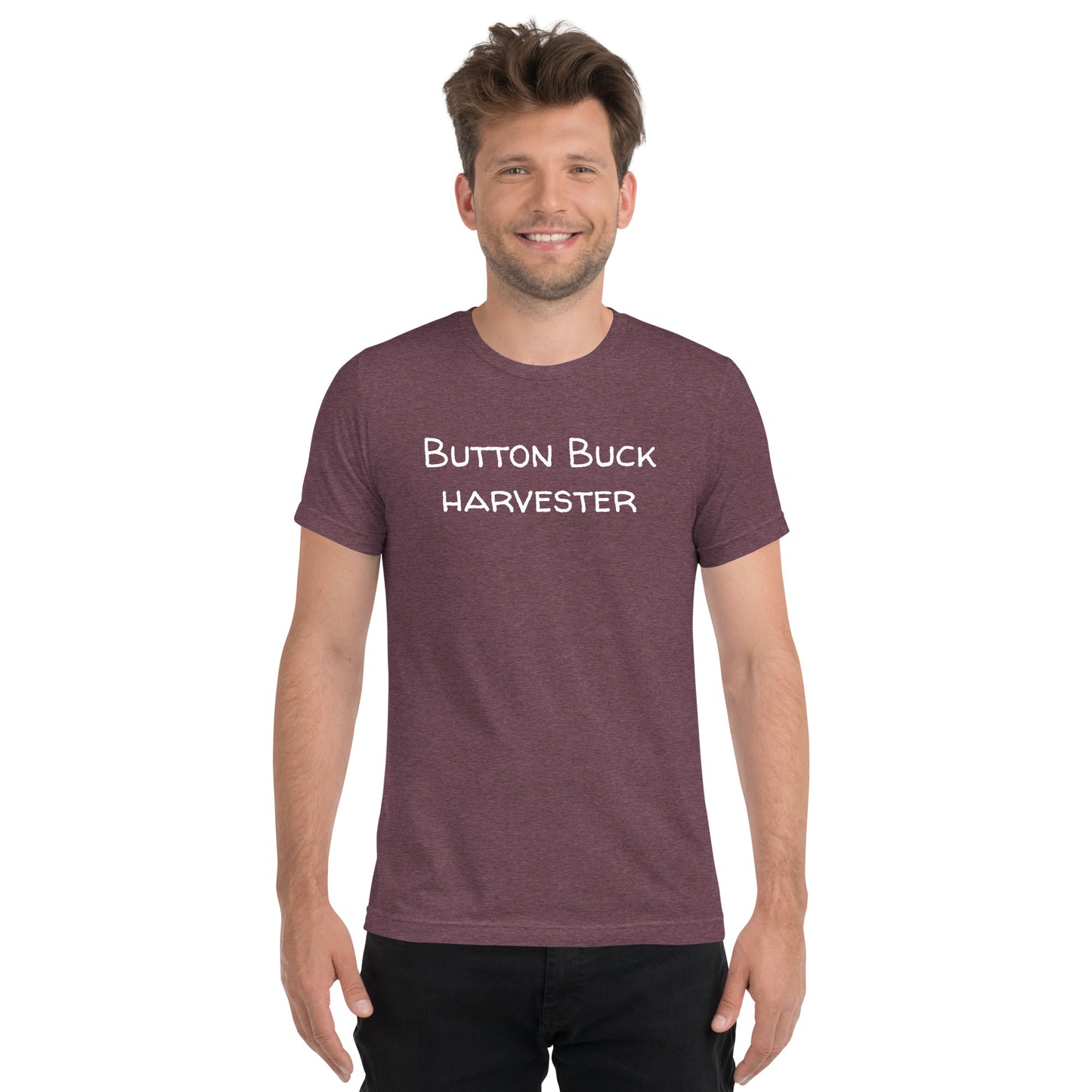 "Button Buck Harvester" T-shirt