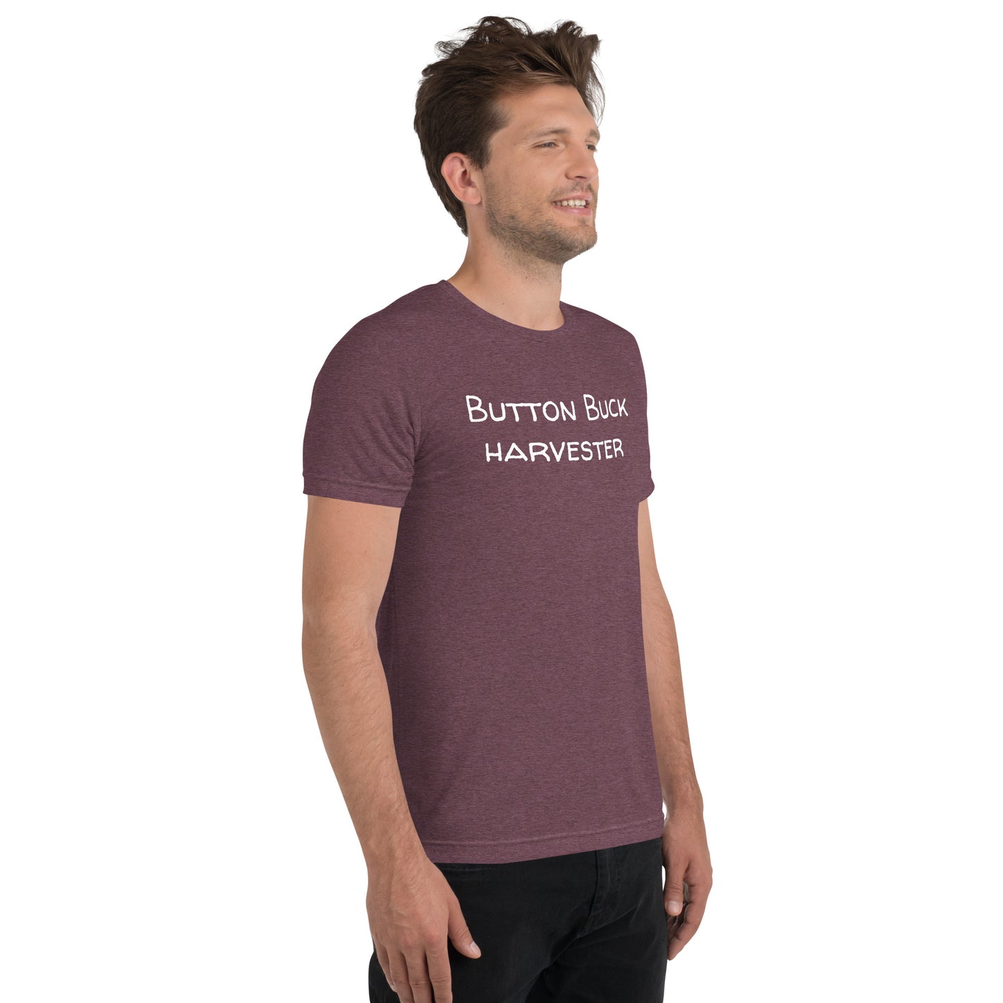 "Button Buck Harvester" T-shirt