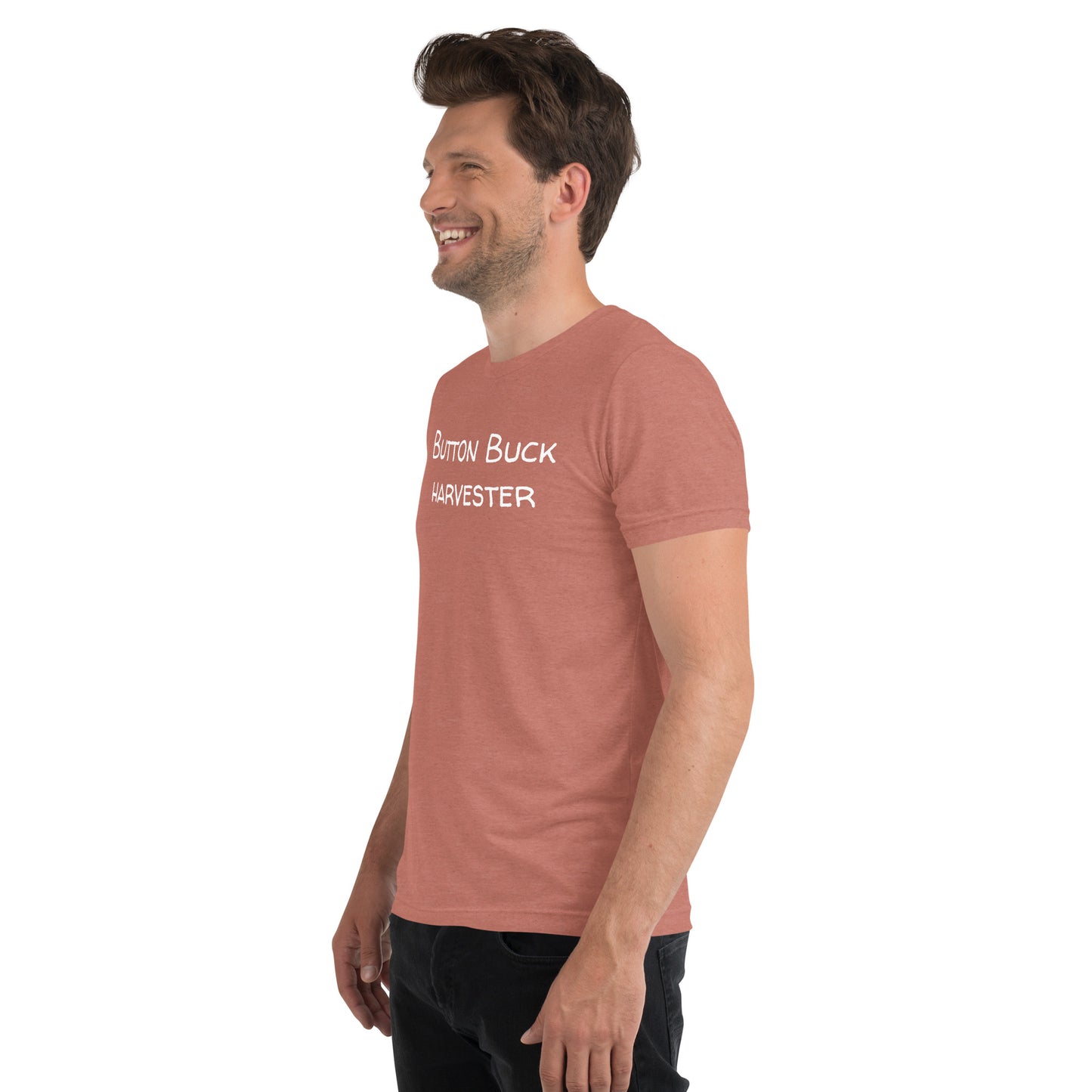 "Button Buck Harvester" T-shirt