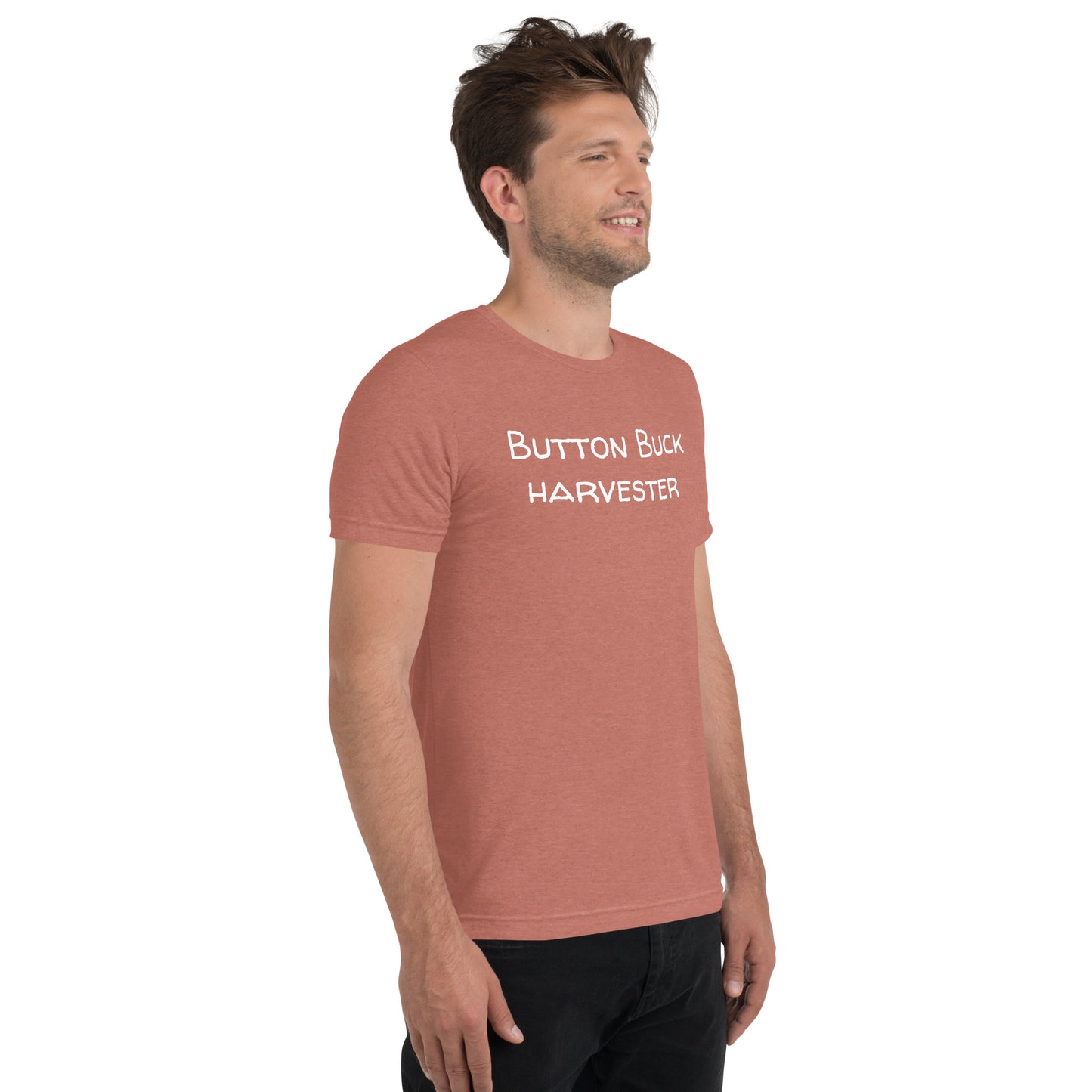 "Button Buck Harvester" T-shirt