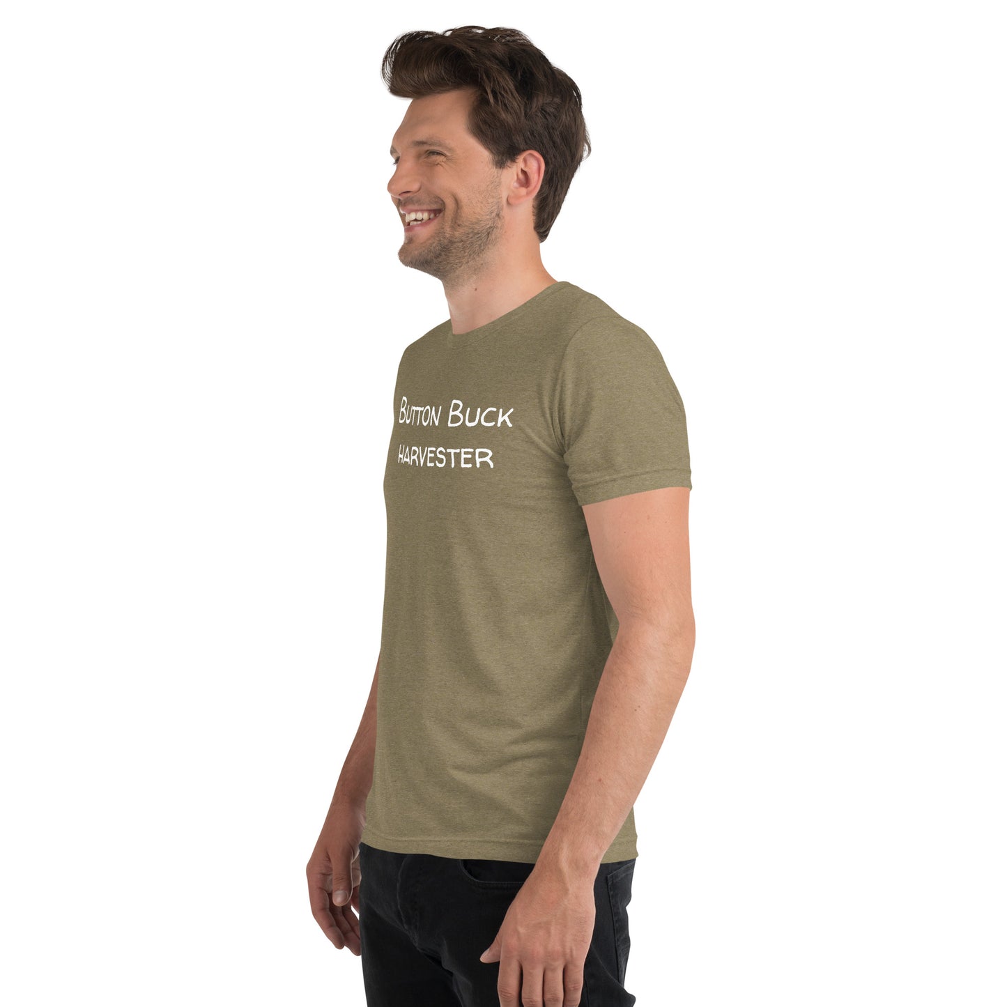 "Button Buck Harvester" T-shirt