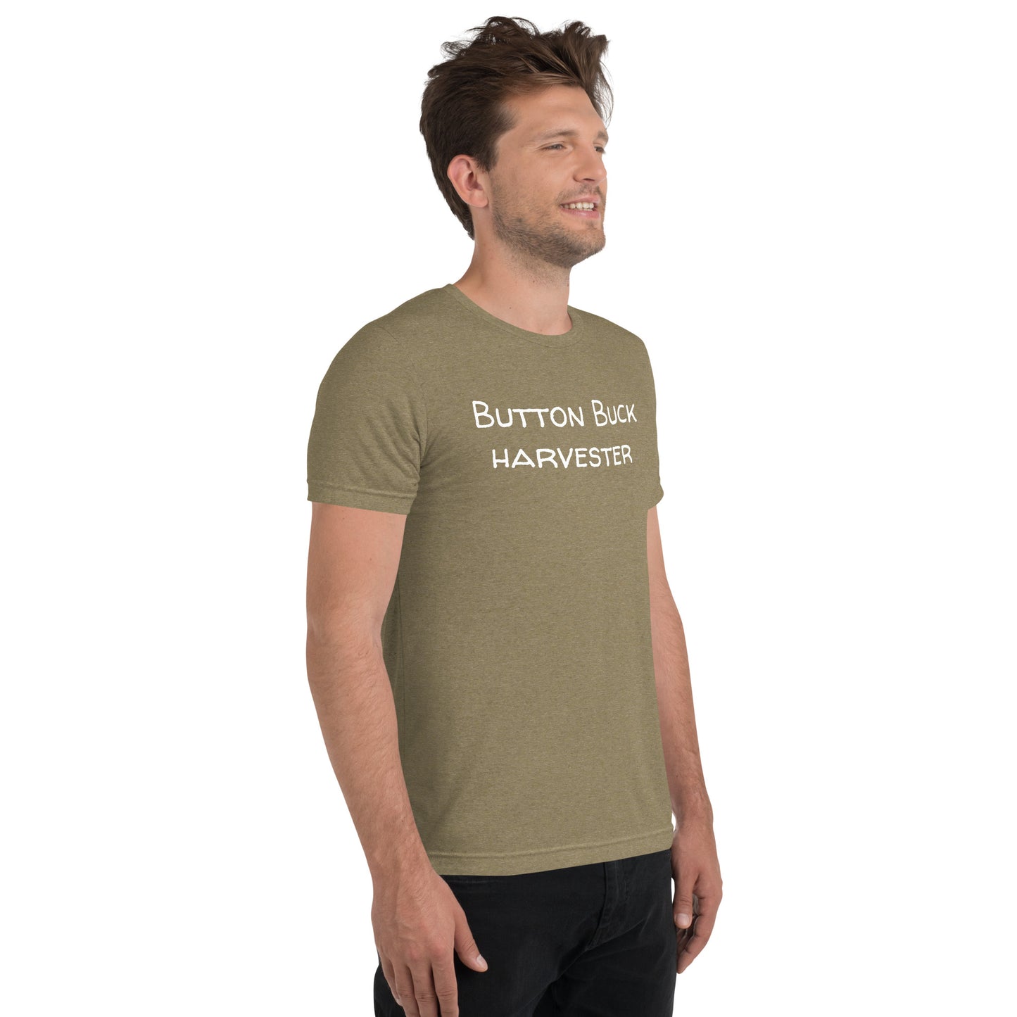 "Button Buck Harvester" T-shirt