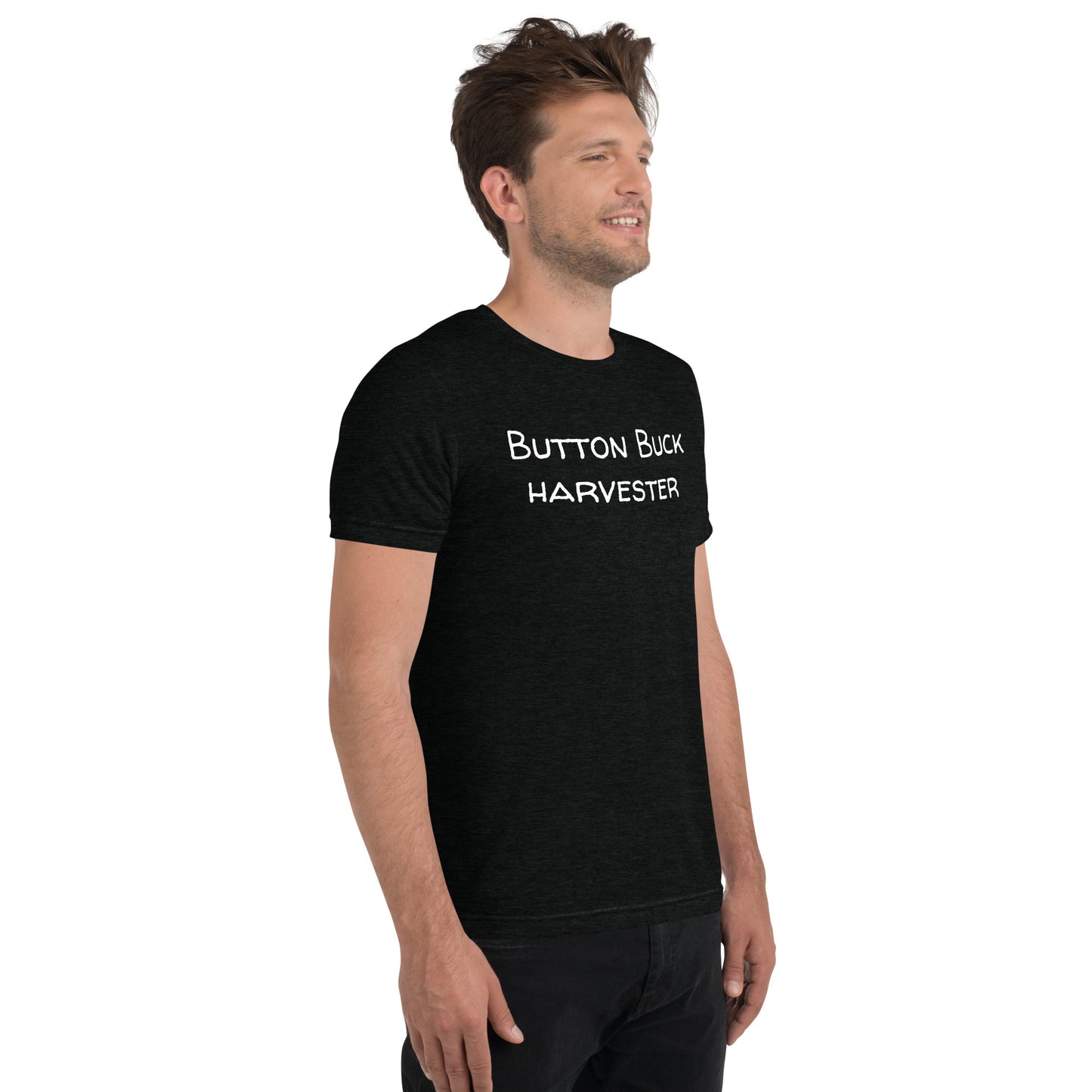 "Button Buck Harvester" T-shirt