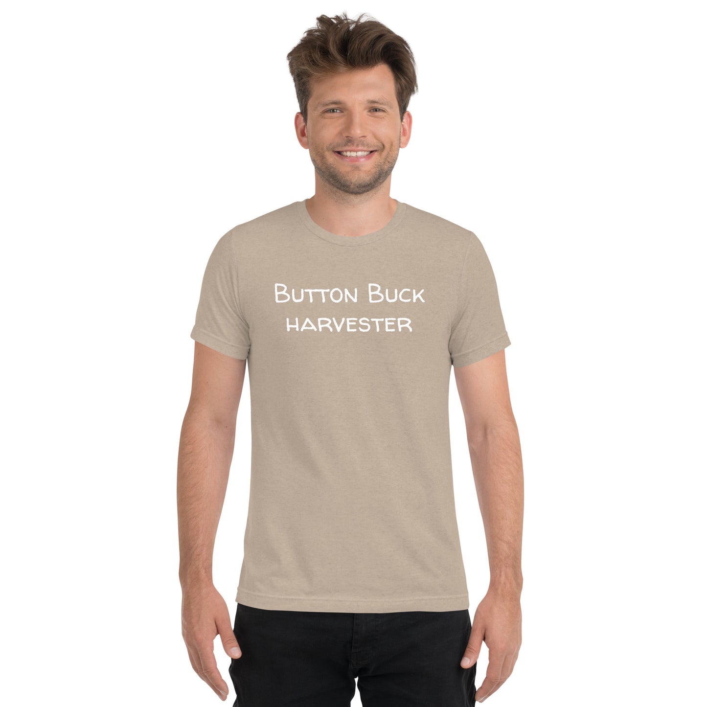 "Button Buck Harvester" T-shirt