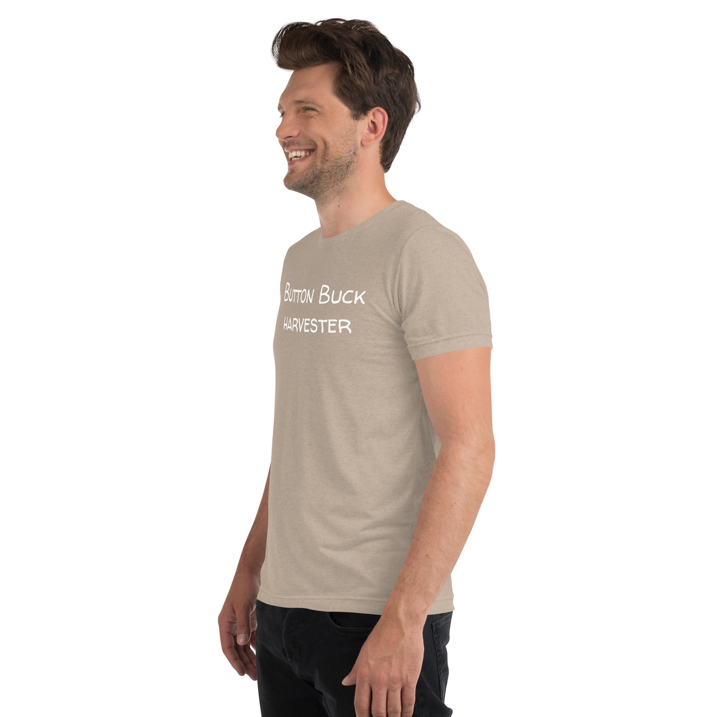 "Button Buck Harvester" T-shirt