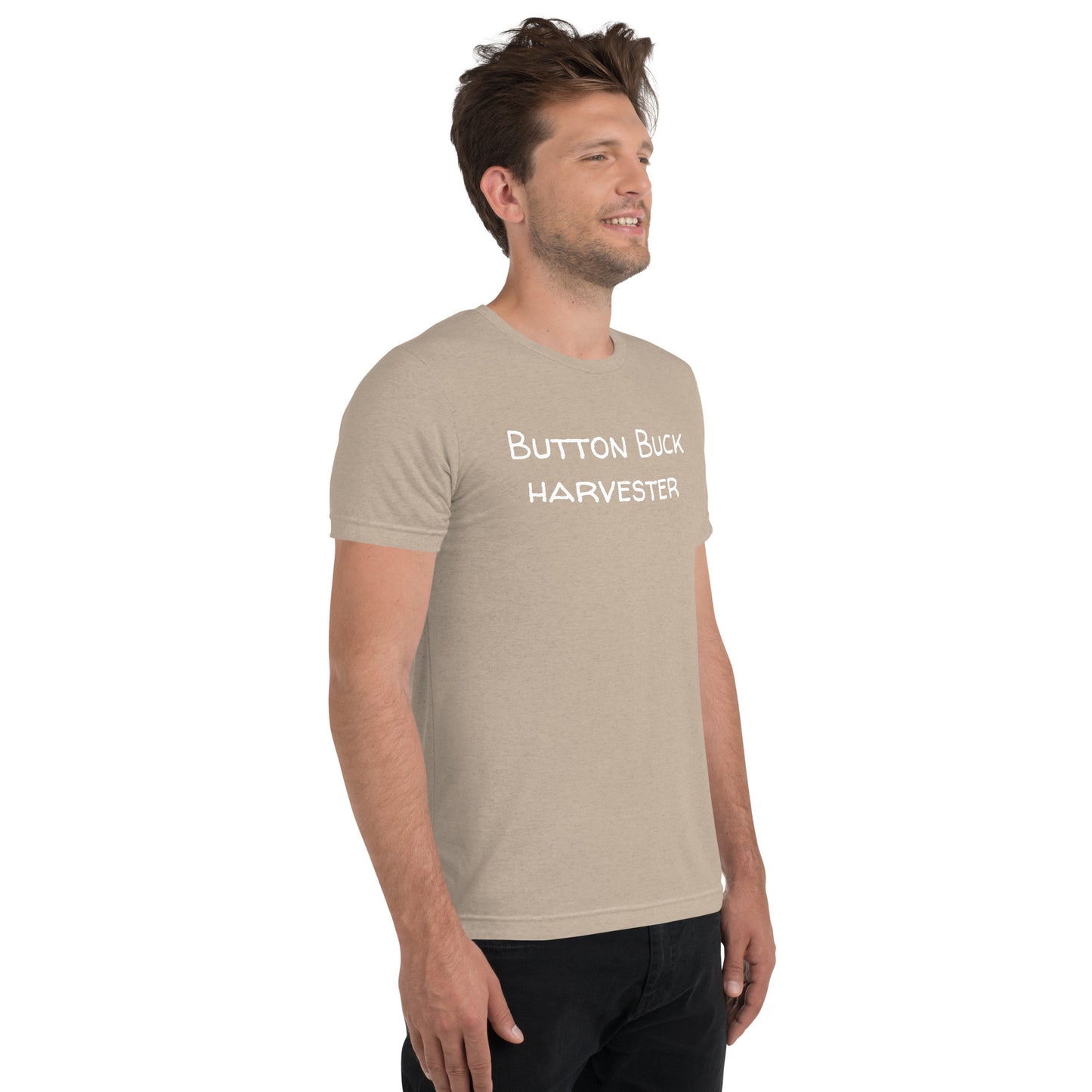 "Button Buck Harvester" T-shirt