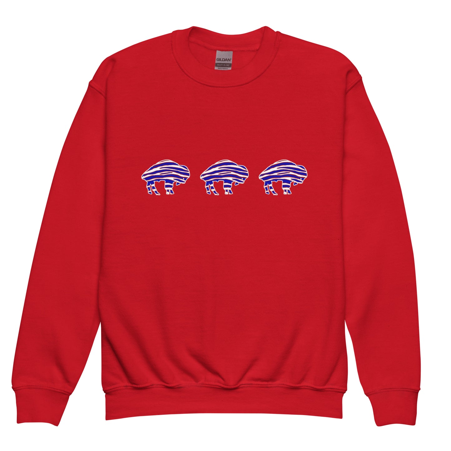 Youth "Bills Love" crewneck sweatshirt